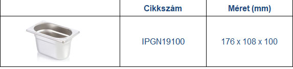 GN, Gastronorm, Gasztronorm, rozsdamentes, GN edények, Gastronorm edények, Gasztronorm edények