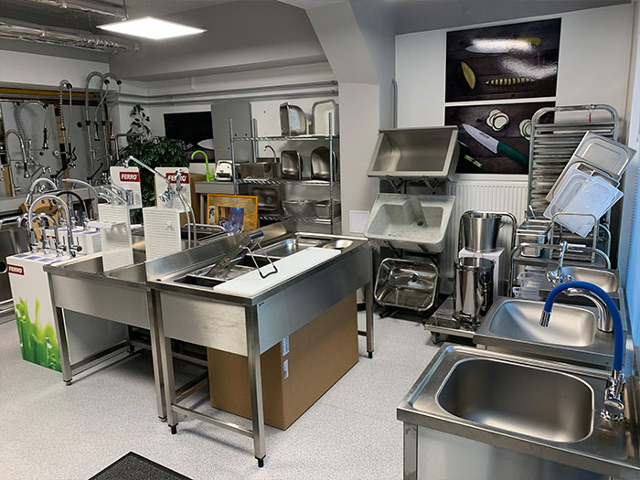 Kalorflex üzletkép, Rákosszentmihály, mosogató, ipari mosogató, csaptelep