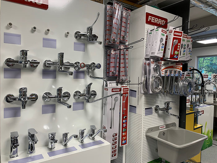 Kalorflex üzletkép, Rákosszentmihály, ipari mosogató, csaptelep